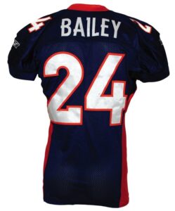 12/20/2009 Champ Bailey Denver Broncos Game-Used Home Jersey