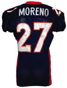 12/20/2009 Knowshon Moreno Denver Broncos Game-Used Jersey