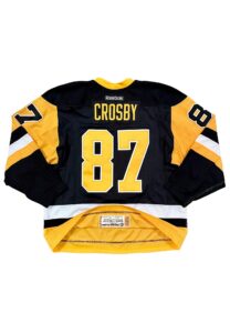 12/20/2016 Sidney Crosby Pittsburgh Penguins Game-Used Jersey