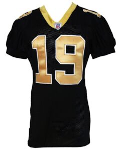 12/23/2007 Devery Henderson New Orleans Saints Game-Used Home Jersey