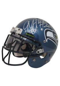 12/24/2011 Marshawn Lynch Seattle Seahawks Game-Used & Autographed Helmet