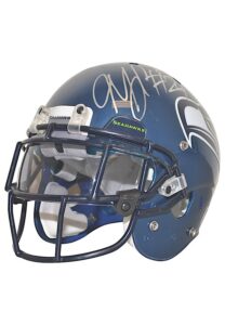 12/24/2011 Marshawn Lynch Seattle Seahawks Game-Used & Autographed Helmet