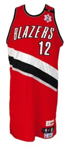 12/25/2008 LaMarcus Aldridge Portland Trailblazers Game-Used Christmas Day Road Jersey