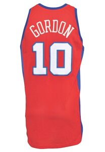 12/25/2009 Eric Gordon Los Angeles Clippers Game-Used Christmas Day Road Jersey