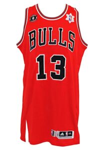 12/25/2009 Joakim Noah Chicago Bulls Game-Issued “Christmas Day” Road Jersey