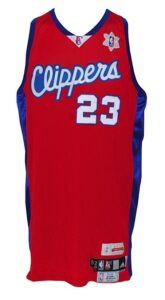 12/25/2009 Marcus Camby Los Angeles Clippers Game-Used Christmas Day Road Jersey