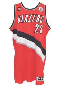 12/25/2010 Marcus Camby Portland Trail Blazers Game-Used Christmas Day Road Jersey