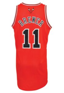 12/25/2010 Ronnie Brewer Chicago Bulls Game-Used Christmas Day Road Jersey (NBA LOA)