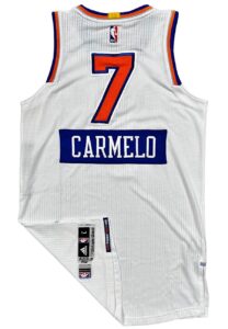 12/25/2014 Carmelo Anthony NY Knicks Christmas Day Game-Used Jersey