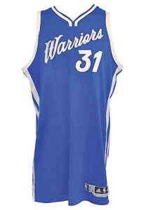 12/25/2015 Festus Ezeli Golden State Warriors Game-Used Christmas Day Home Jersey