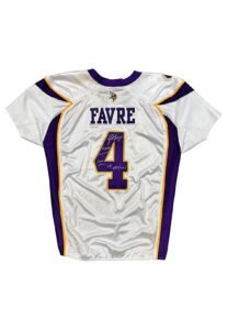 12/28/2009 Brett Favre Minnesota Vikings Game-Used & Signed Jersey