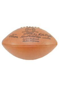 12/29/1963 New York Giants vs. Chicago Bears NFL Championship Game-Used Football