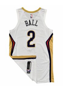 12/29/2019 Lonzo Ball New Orleans Pelicans Game-Used Home Jersey