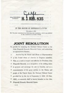 12/4/1963 Lyndon Johnson Signed Resolution