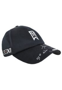 12/4/2011 Tiger Woods Chevron World Challenge Tournament-Winning Worn & Autographed Cap