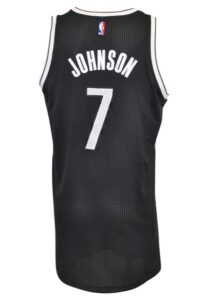 12/4/2015 Joe Johnson Brooklyn Nets Game-Used Road Jersey