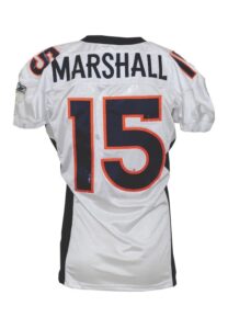 12/6/2009 Brandon Marshall Denver Broncos Game-Used Road Jersey