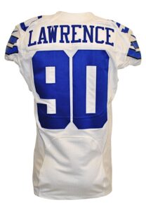 12/7/2015 DeMarcus Lawrence Dallas Cowboys Game-Used Home Jersey