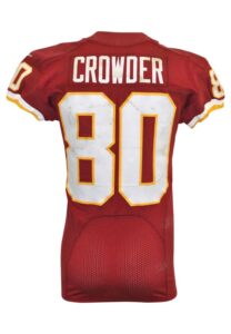 12/7/2015 Jamison Crowder Washington Redskins Game-Used Home Jersey