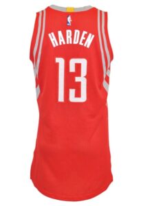 12/8/2015 James Harden Houston Rockets Game-Used Road Jersey