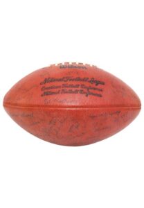 12/8/74 Miami Dolphins Game-Used & Team-Signed Football