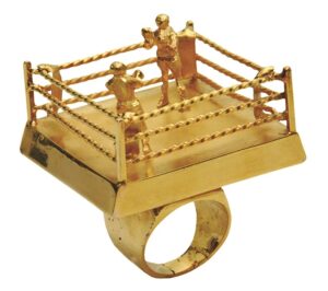 18 Karat Boxing “Ring” Ring