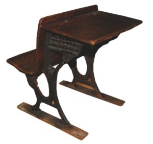 1900s Columbia Oak School Desk from Our Gang