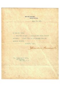 1902 Theodore Roosevelt Autographed Letter & Photo