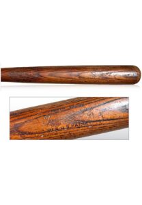 1905 Ty Cobb Detroit Tigers Rookie Vault Marked Game-Used Bat