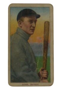 1909-11 T206 Ty Cobb Sweet Caporal Bat Off Shoulder