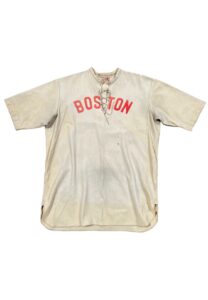 1910 Al Mattern Boston Doves Game-Used Road Flannel Jersey