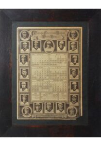 1911 Chicago White Sox “Chicago Examiner” Schedule Calendar