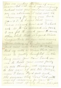 1911 Connie Mack Handwritten & Signed Letter To Larry Gardner With Baseball Content