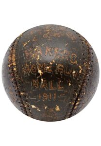 1911 Frank “Home Run’ Baker Philadelphia Athletics Game-Used Home Run Trophy Baseball