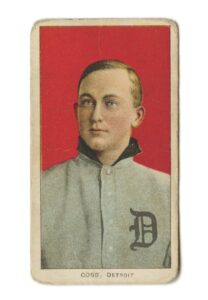 1911 T206 Piedmont Ty Cobb – Red Background