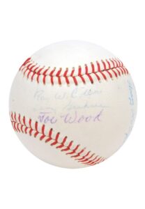 1912 Boston Red Sox Reunion Autographed Baseball