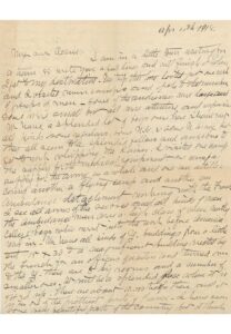 1918 James Naismith Handwritten Letter