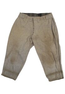 1922 Bert Cole Detroit Tigers Game-Used Road Flannel Pants