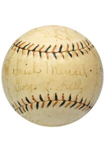 1922 New York Giants Team-Signed ONL Baseball