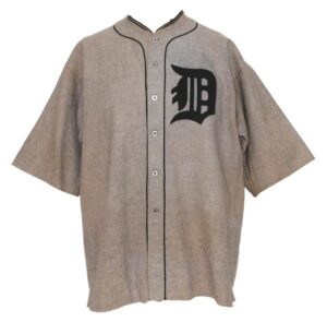 1923 Bert Cole Detroit Tigers Game-Used Flannel Jersey