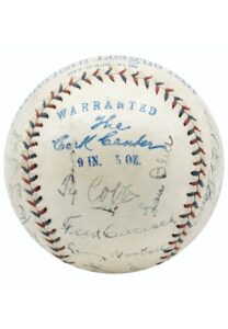 1924 Detroit Tigers Team-Signed OAL Baseball