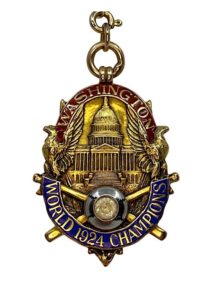 1924 Washington Senators World Championship Medallion Presented To “The Clown Prince of Baseball” Al Schacht