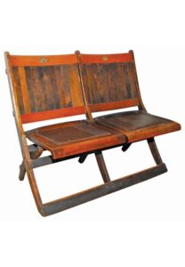 1925-68 Original Madison Square Garden Wooden Double Seats