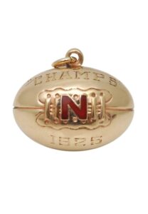 1925 Nebraska Football Gold Pendant