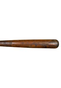 1925 Nemo Leibold Washington Senators Game-Used Bat