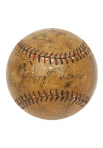 1927 Brooklyn Robins Team Signed Baseball