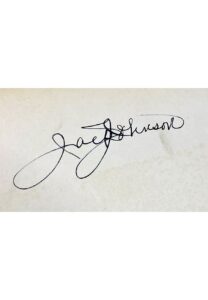 1927 Jack Johnson Autographed “In The Ring And Out” First Edition Hardcover Book