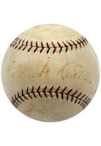 1927 New York Yankees “Murderers Row” Team-Signed OAL Baseball Featuring Ruth & Gehrig