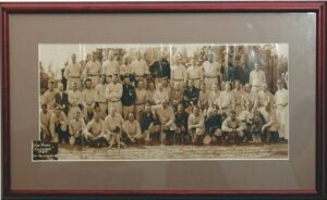 1929 Bill Dickey’s Personal New York Yankees Spring Training Panoramic Framed Team Photo