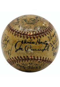 1930s Hollywood Stars Multi-Signed Baseball